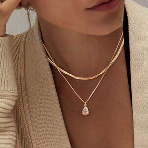 18K Gold Plated Stainless Steel Chain Necklace
